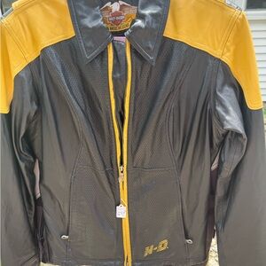 Harley-Davidson Black and Gold Riding Jacket